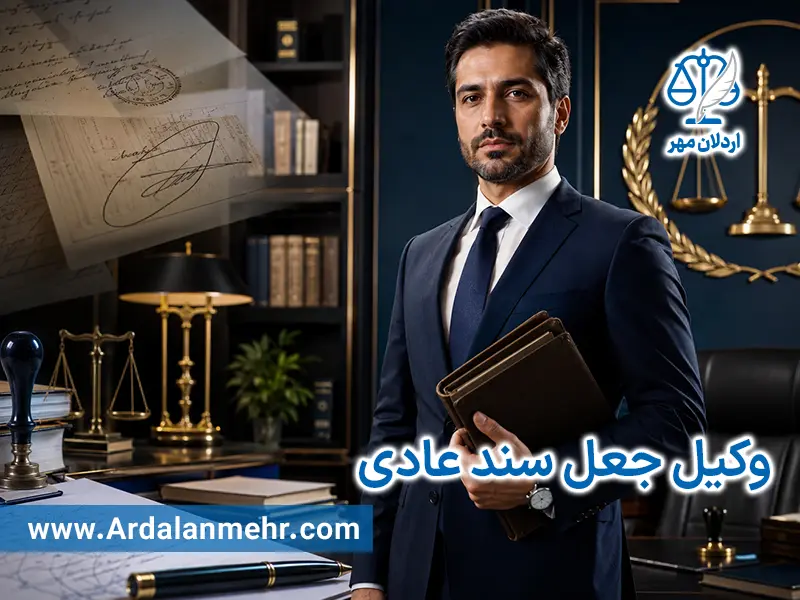 وکیل جعل سند عادی
