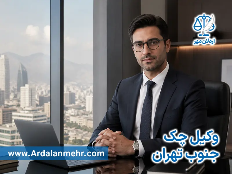 وکیل چک در جنوب تهران