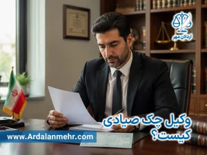 وکیل چک صیادی کیست؟