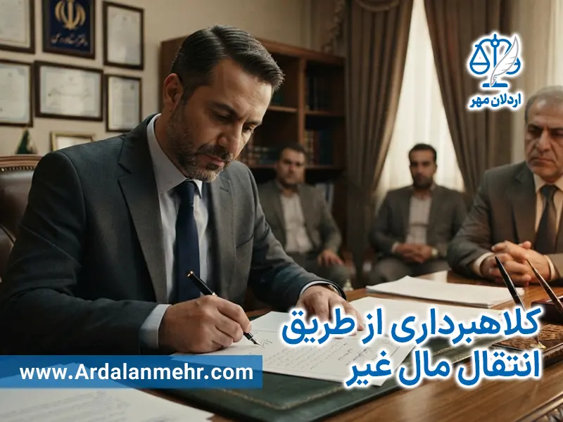 کلاهبرداری از طریق انتقال مال غیر