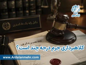 کلاهبرداری جرم درجه چند است؟