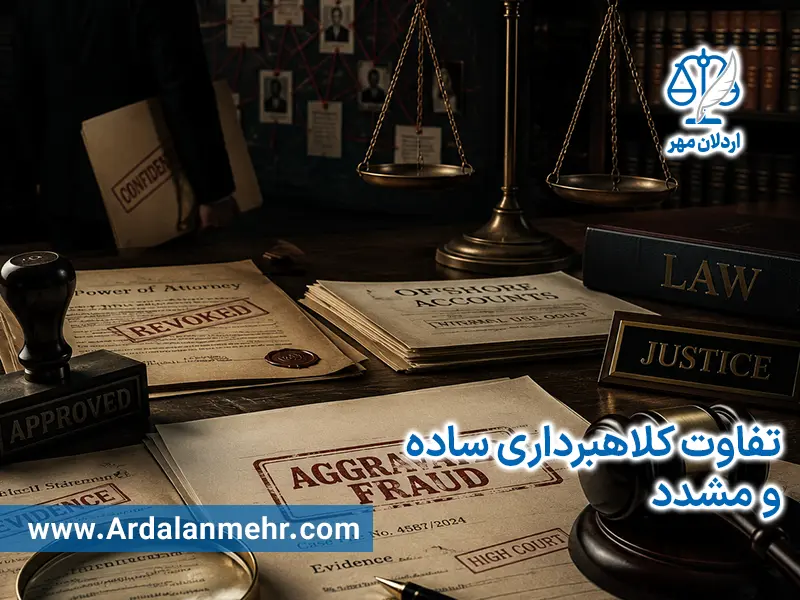 تفاوت کلاهبرداری ساده و مشدد
