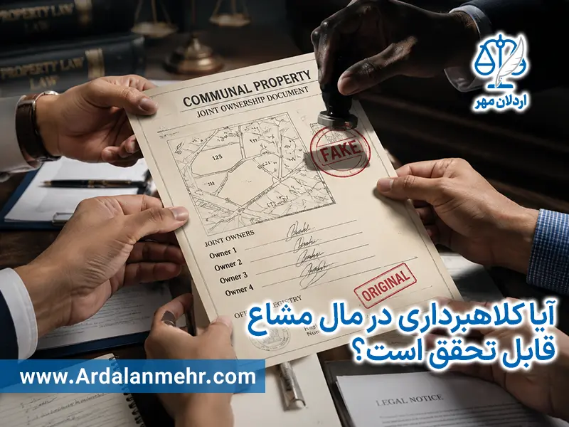 آیا کلاهبرداری در مال مشاع قابل تحقق است؟
